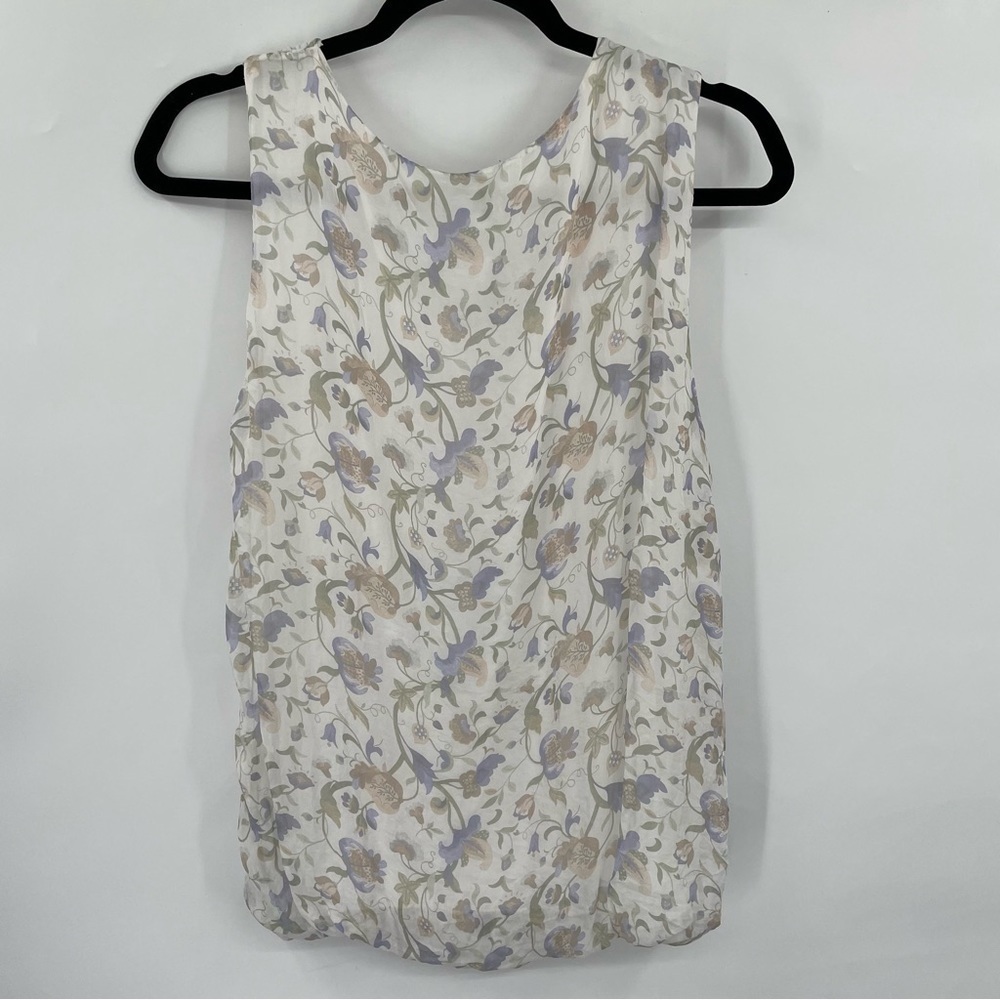 Elena Baldi 100% Silk Floral Blouse - Picture 6 of 9